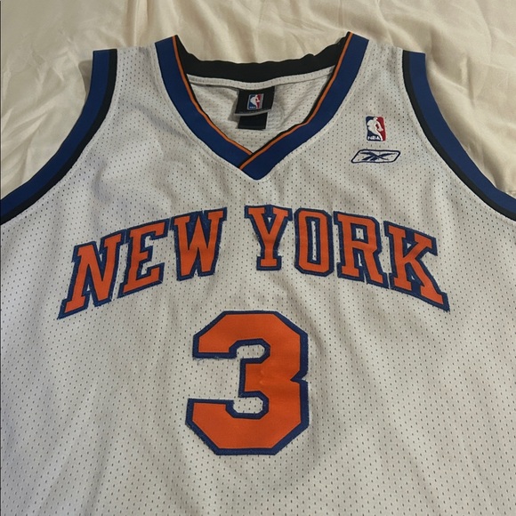 Reebok New York Jersey - White Blue and Orange